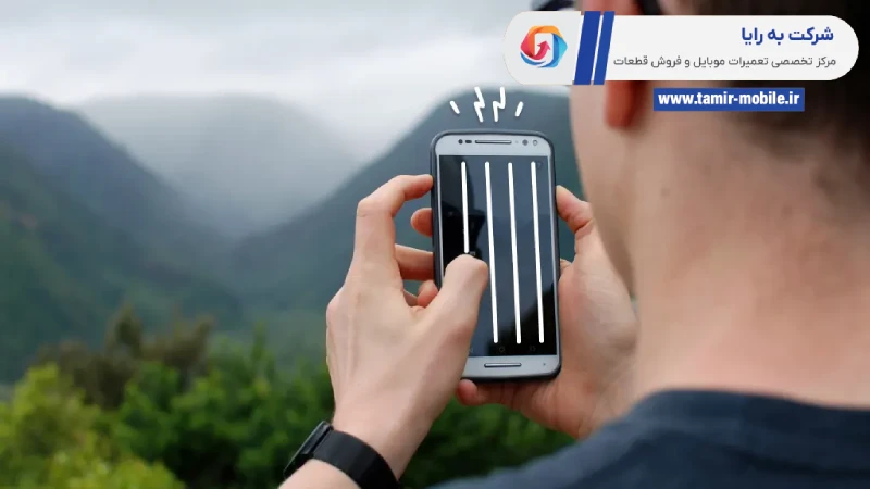 خط سفید روی ال سی دی گوشی یعنی چه؟