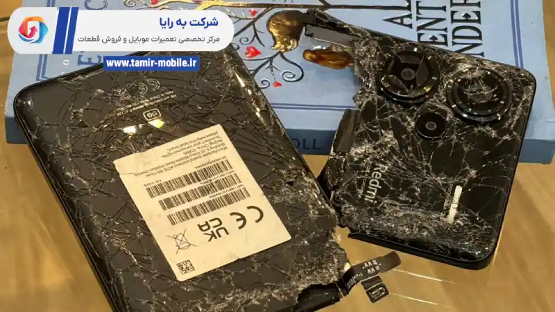 تعویض برد موبایل خم شده